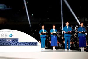 Tokio 2020 reveló podios, música y uniformes para premiaciones