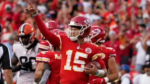 Chiefs: Remontaron ante los Browns con una descomunal actuación de Patrick Mahomes