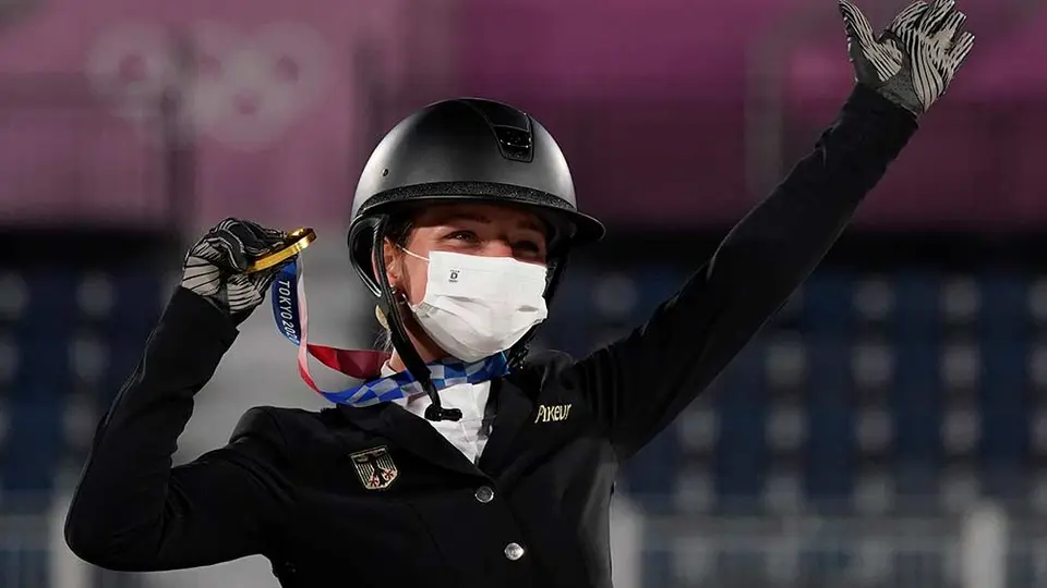 Tokio 2020: Julia Krajewski, primera amazona ganadora del concurso completo