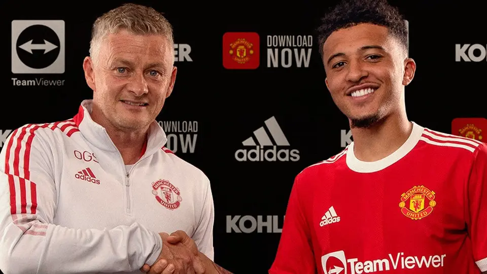Jadon Sancho, oficialmente nuevo jugador del Manchester United