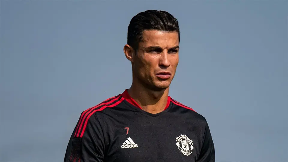 Cristiano Ronaldo ya entrenó con el Manchester United