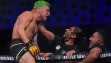 Sergio Cossio derrotó a 'Tiburón' Domínguez en el LUX 016 de MMA