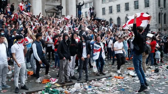 Eurocopa: Federación inglesa investiga incidentes en Wembley