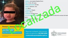 Localizan a Julia Isabella, integrante de la familia desaparecida en Jalisco