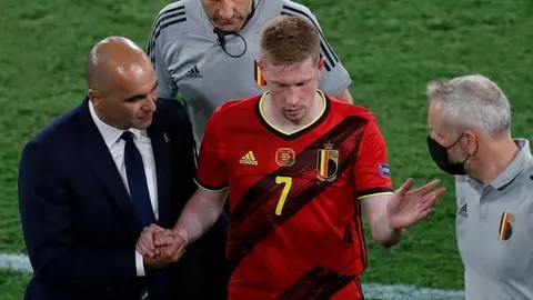 Bélgica: Hazard y De Bruyne, ausentes del último entrenamiento previo al choque vs Italia