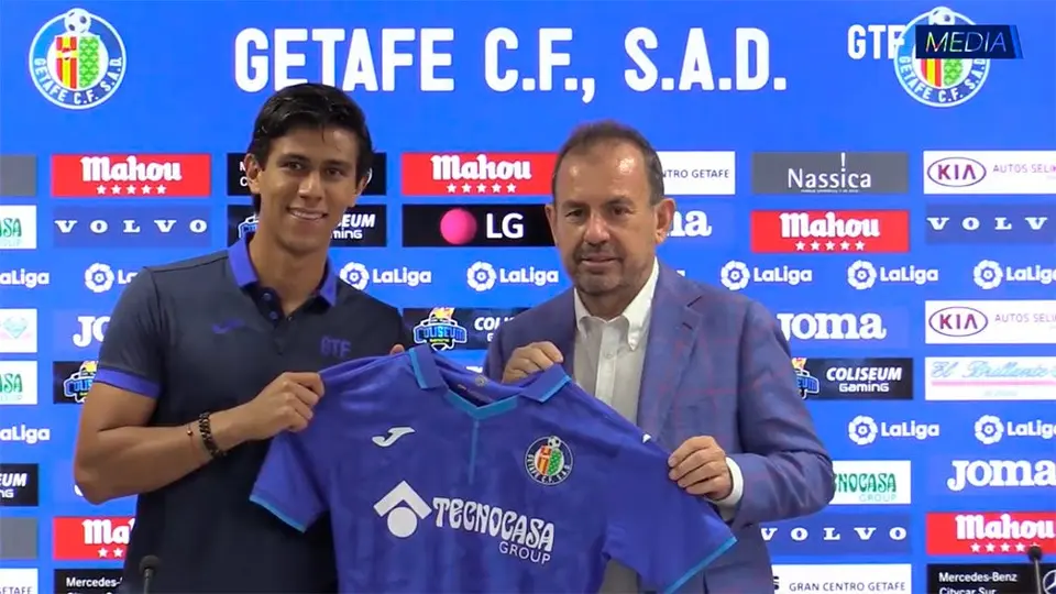JJ Macías en presentación con Getafe: 'Chicharito es un referente, hay que hacerlo igual o mejor'