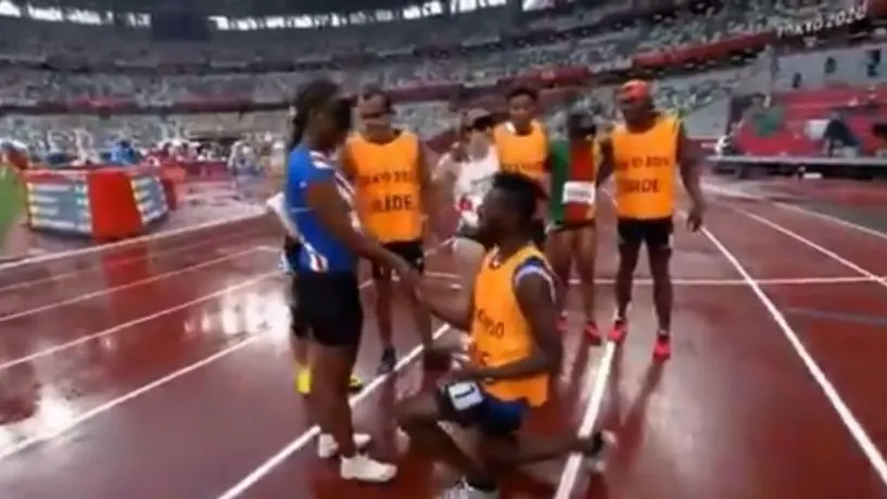 Juegos Paralímpicos: Guía pidió matrimonio a velocista tras los 200 m categoría T11