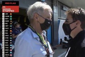 F1: Tom Cruise y Harrison Ford asistieron al Gran Premio de Gran Bretaña