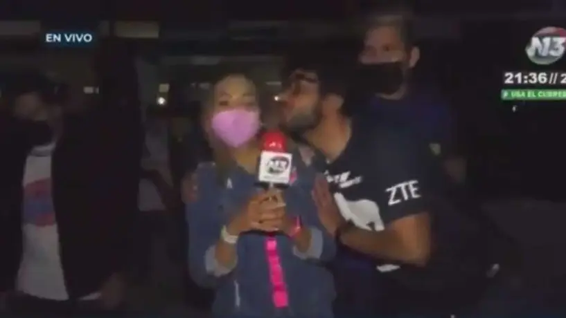 Reportera denunció acoso durante enlace en vivo del Puebla vs Pumas