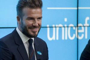 David Beckham encabezó la campaña de vacunación de Unicef