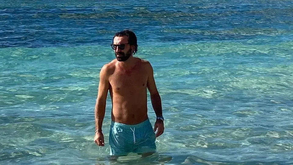 Andrea Pirlo presumió vacaciones en República Dominicana