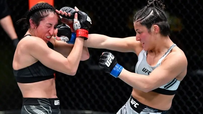 UFC: Lupita Godínez cayó por decisión dividida en su debut en Fight Night ante Jessica Penne