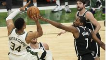 NBA Playoffs: Bucks empatan la serie tras vencer a Nets en Juego 4