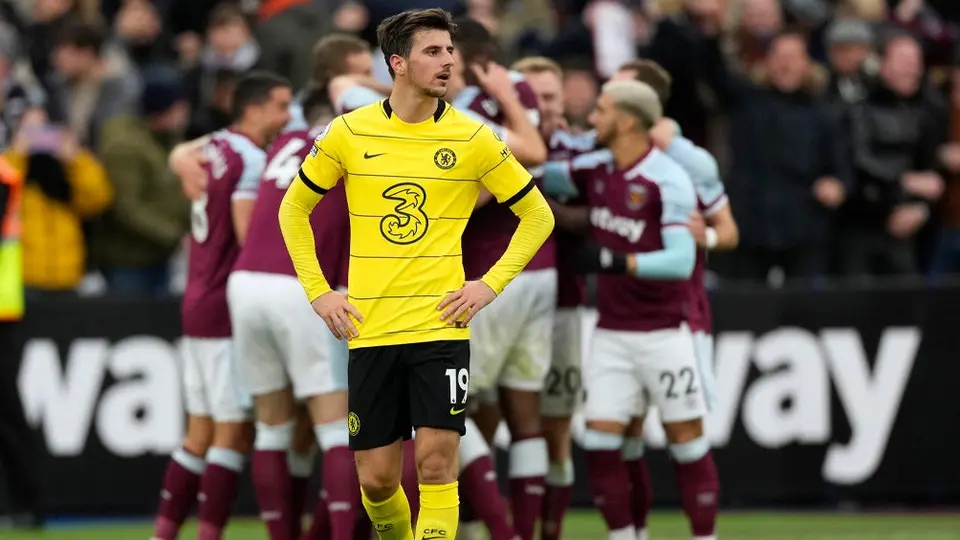 Chelsea cayó sorpresivamente ante West Ham y puso en riesgo el liderato