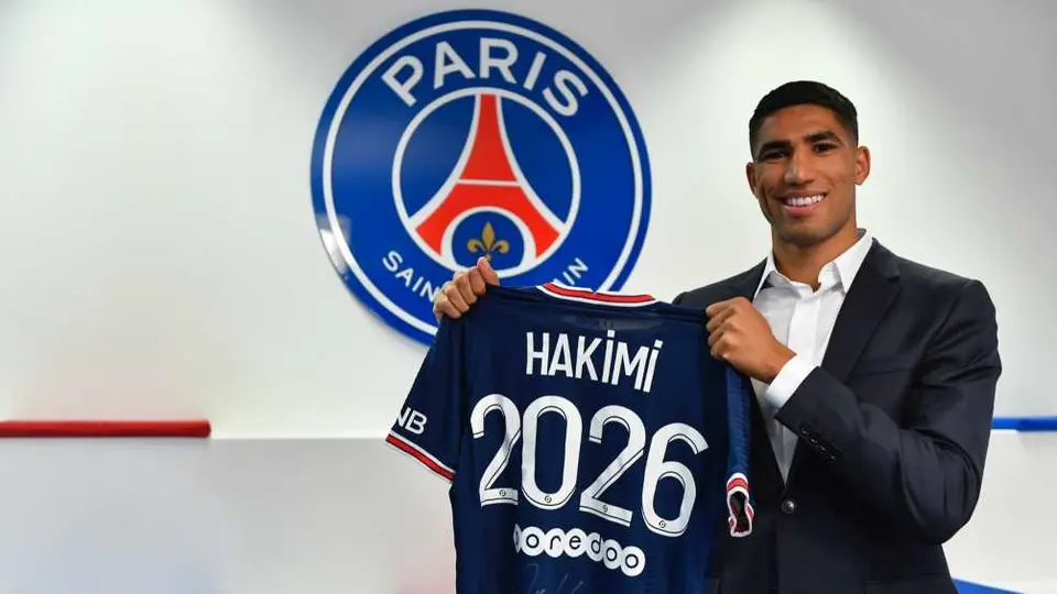 PSG: Anunció a Achraf Hakimi como su nuevo refuerzo