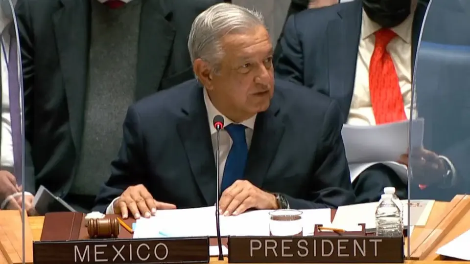 López Obrador propuso ante la ONU plan global contra la pobreza con impuestos a los ricos