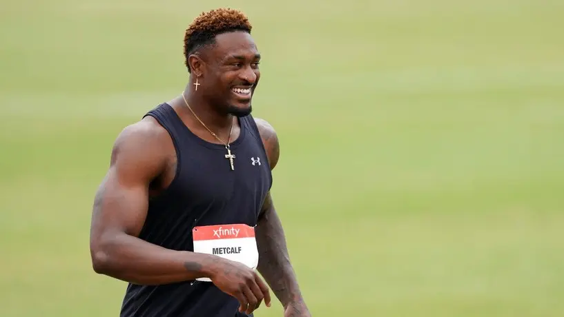 DK Metcalf, felicitado por Mahomes y Wilson pese a no conseguir boleto a JO