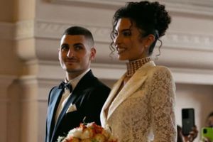Marco Verratti  se casó con la modelo francesa Jessica Aidi