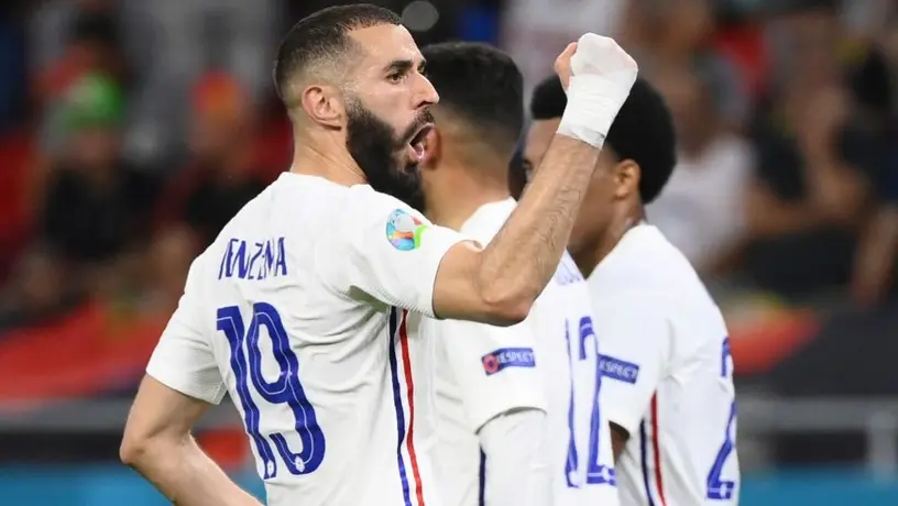 Eurocopa 2020: Benzema anotó dos goles en el mismo segundo ante Portugal