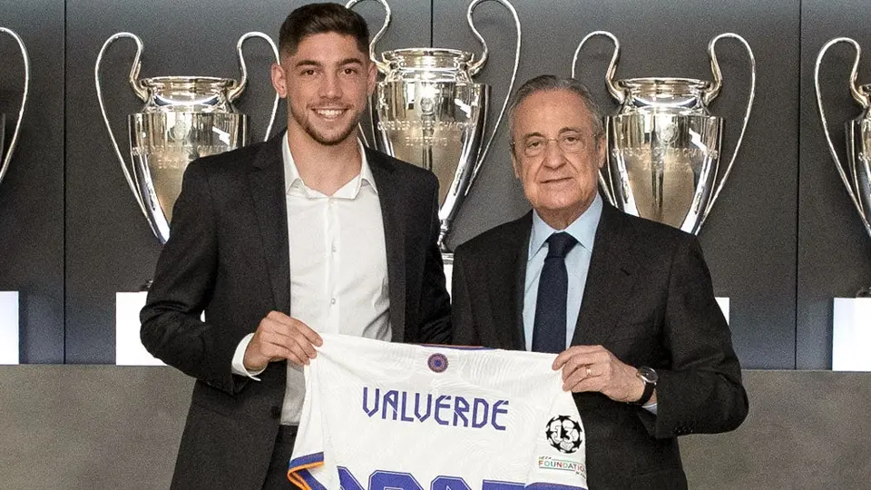Real Madrid: Federico Valverde renovó con el club merengue hasta 2027