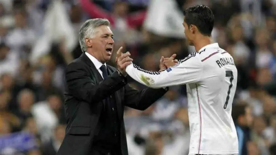 Carlo Ancelotti buscó a Cristiano Ronaldo para llevarlo al Real Madrid, aseguran en España