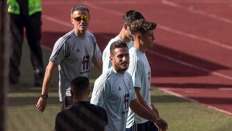 Llorente, Morata y otros jugadores españoles se llevaron su cama a la concentración