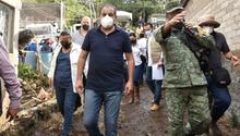Cuauhtémoc Blanco: Visitó Tlayacapan tras afectaciones por fuertes lluvias