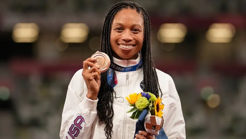 Tokio 2020: Allyson Felix consiguió su décima presea en JO en los 400 metros