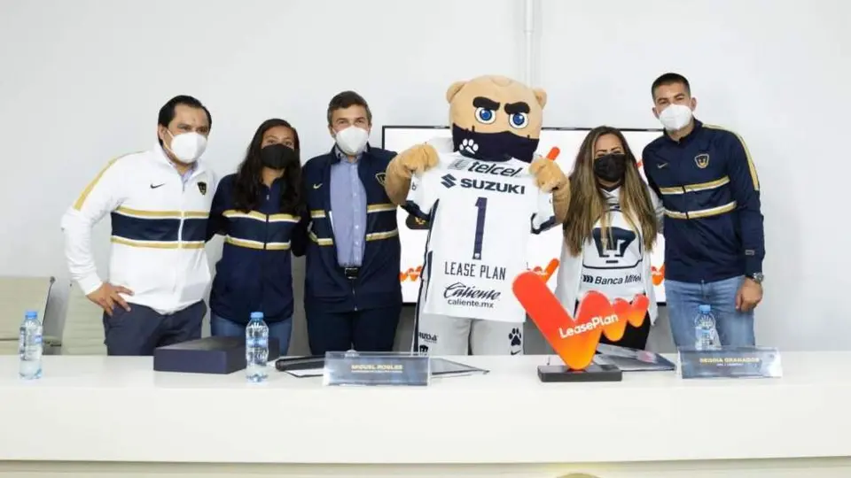 Pumas: Presentó a LeasePlan como su nuevo patrocinador