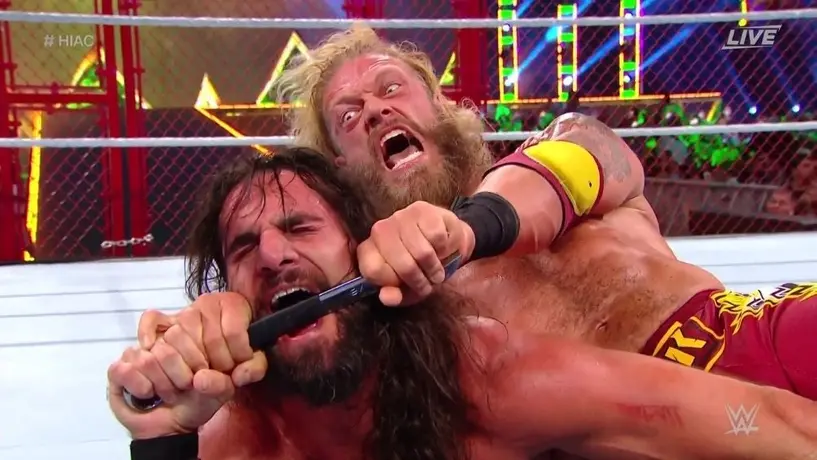 WWE: Edge venció a Seth Rollins en Hell in the Cell