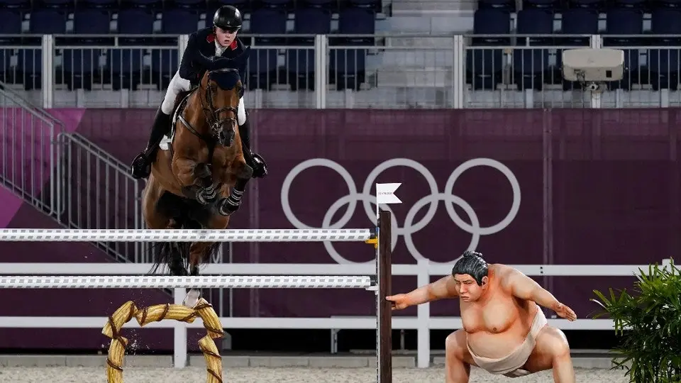 Tokio 2020: Jinetes señalaron que estatua de sumo asustó a sus caballos