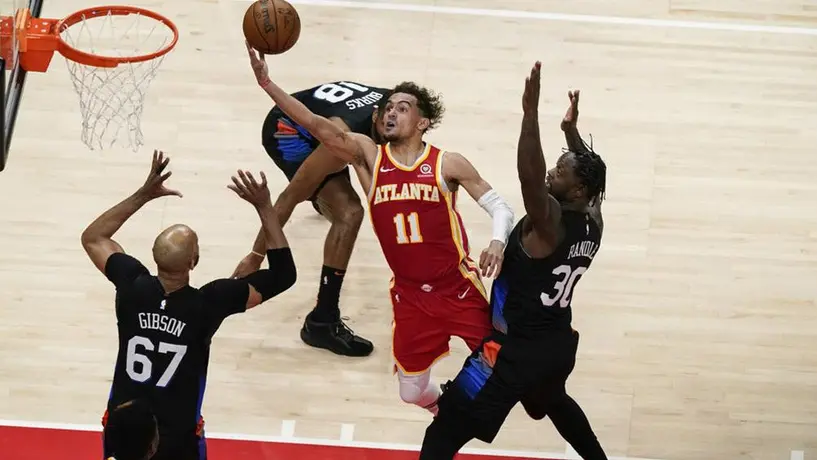 NBA Playoffs: Trae Young comandó victoria de Hawks sobre Knicks y toman ventaja