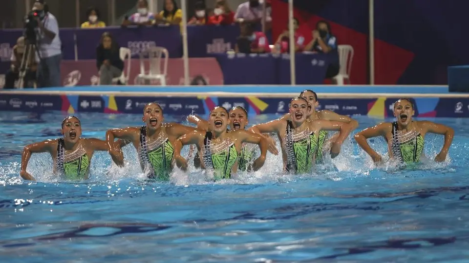 Juegos Panamericanos Jr: México se colgó el oro en Natación Artística por equipo