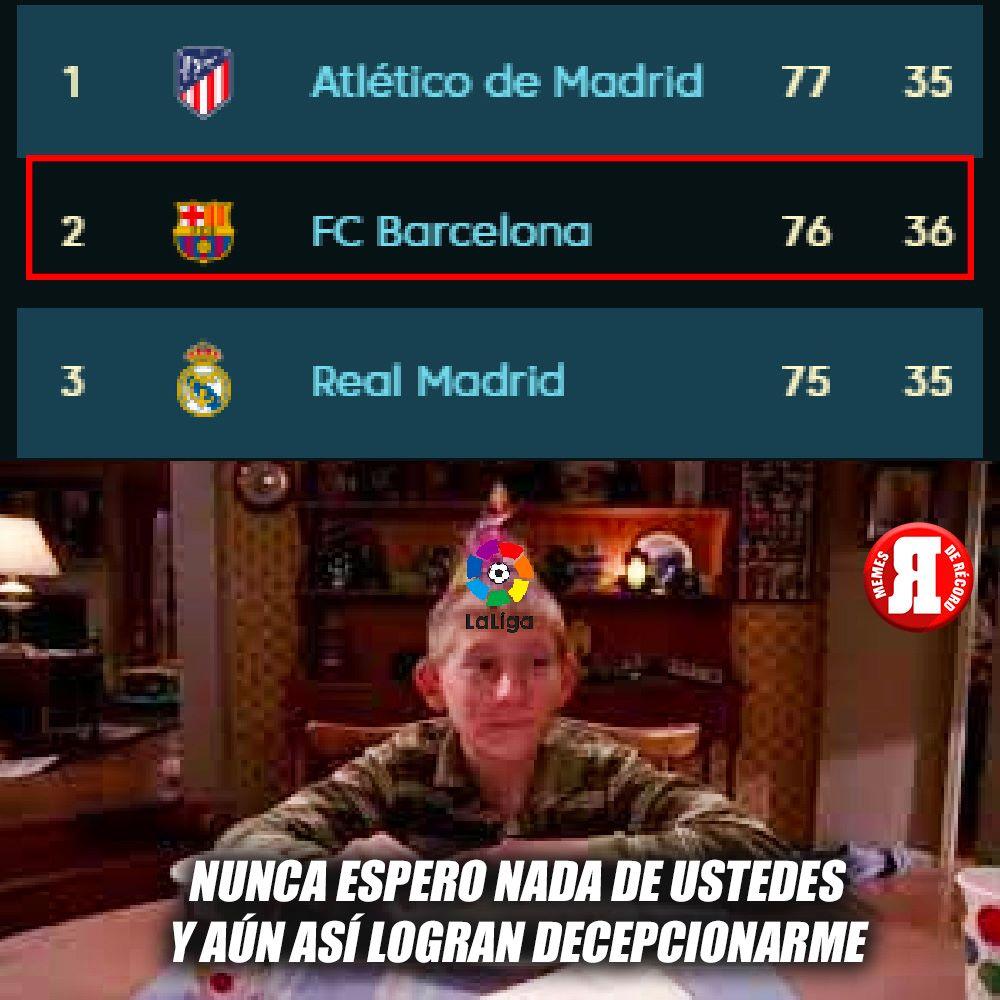Revive los mejores memes que dejó el empate de último momento del Barcelona