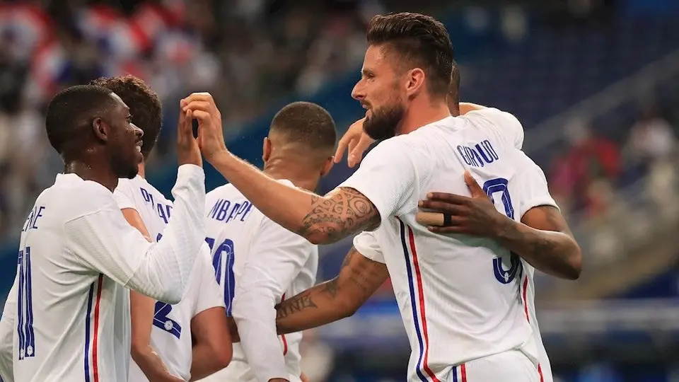 Francia goleó a Bulgaria con doblete de Giroud previo al inicio de la Euro 2020