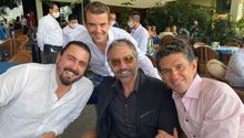 Alejandro Irarragorri celebró su cumpleaños junto a Amaury Vergara y Alejandro Fernández