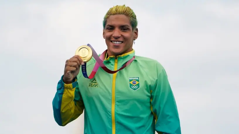 Tokio 2020: Ana Cunha ganó la medalla de oro en la prueba de 10 km en aguas abiertas