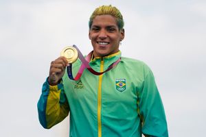 Tokio 2020: Ana Cunha ganó la medalla de oro en la prueba de 10 km en aguas abiertas