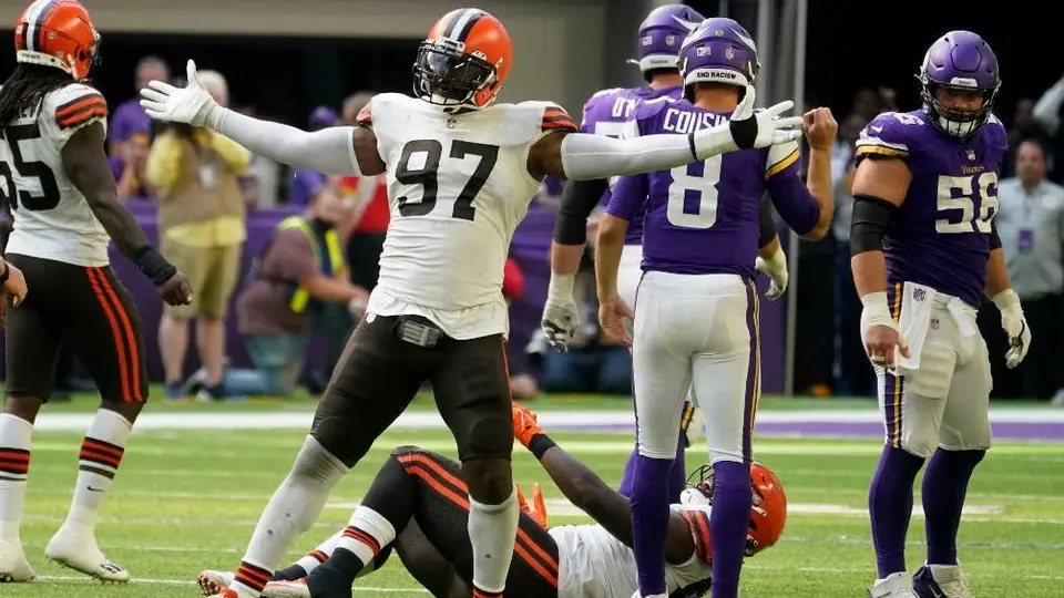 NFL: Myles Garrett y los Browns brillaron a la defensiva y vencieron a Vikings