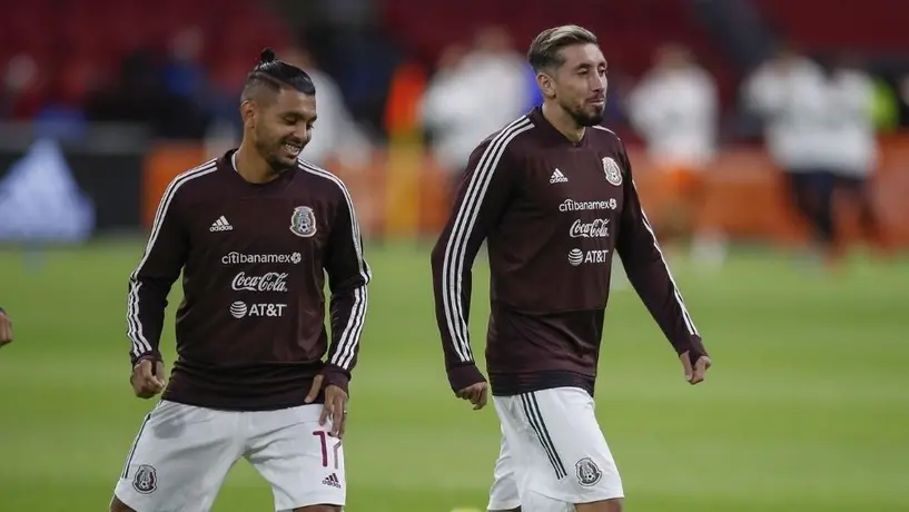 Héctor Herrera y Tecatito Corona compartieron video buscando 'entrar' al 'Juego del Calamar'