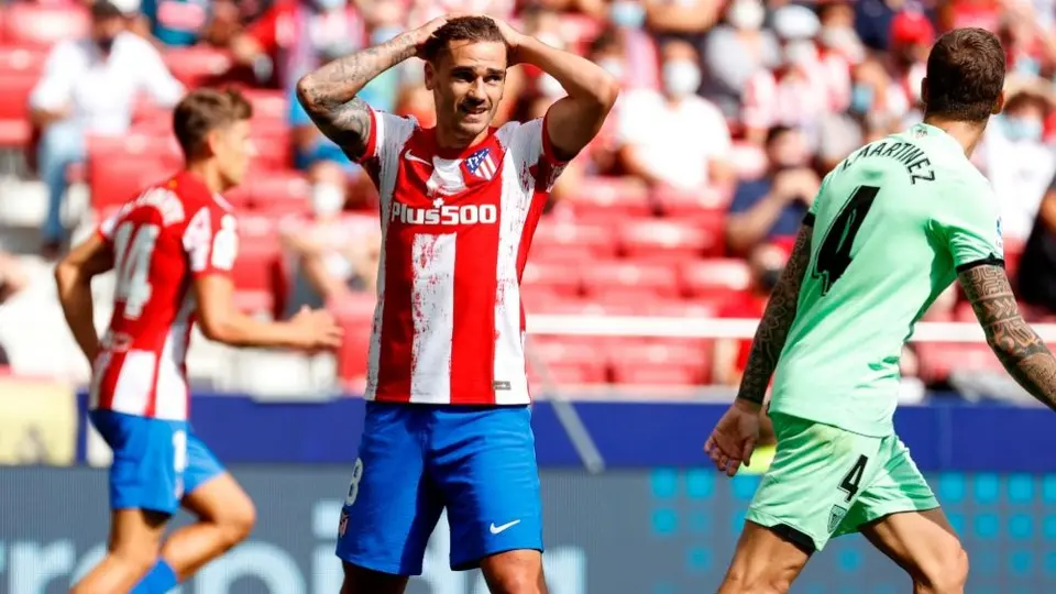 Héctor Herrera: Tuvo minutos en el empate sin goles entre el Atlético de Madrid y el Athletic