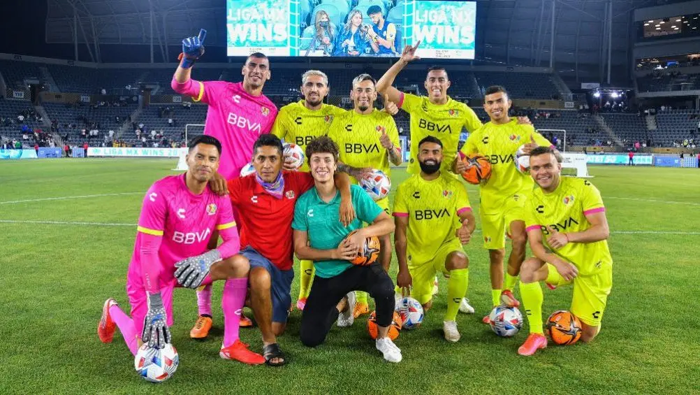 Jugadores de la Liga MX en festejo en el All-star Skillls Challenge | IMAGO7