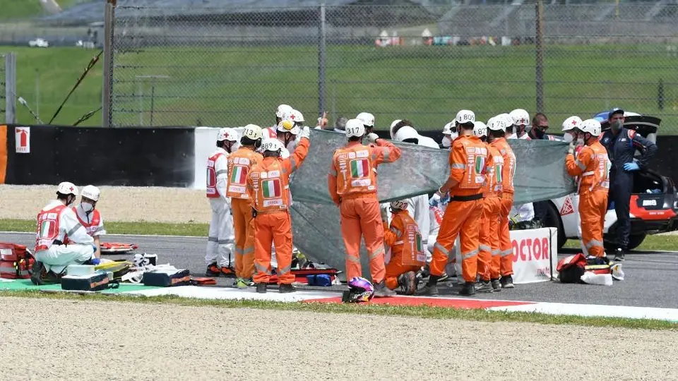 GP de Italia de Moto3: Dupasquier, muy grave tras aparatoso accidente