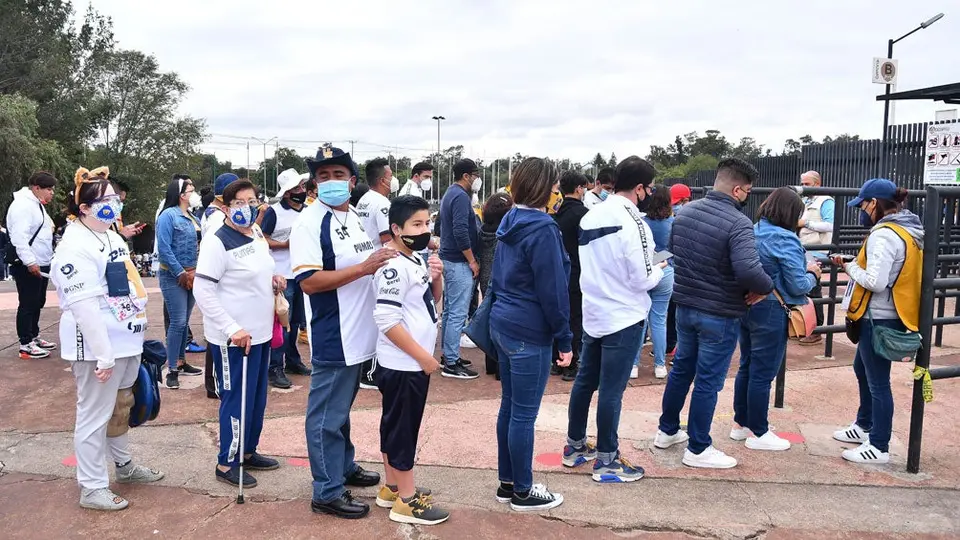 Pumas: Aficionados cumplieron con protocolo sanitario establecido en CU