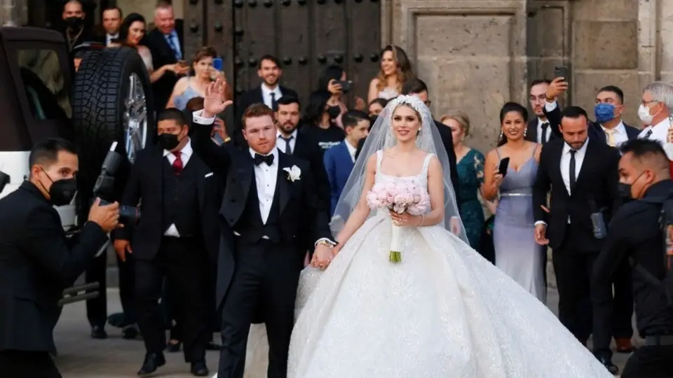 Canelo Álvarez: Así fue la lujosa boda del boxeador con Fernanda Gómez