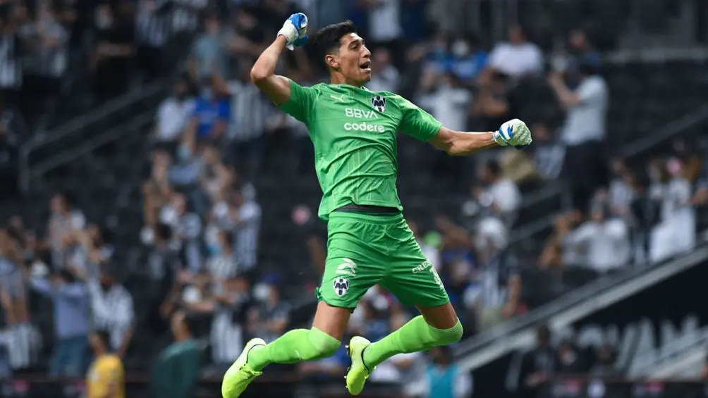 Esteban Andrada festeja un gol con Rayados | IMAGO7
