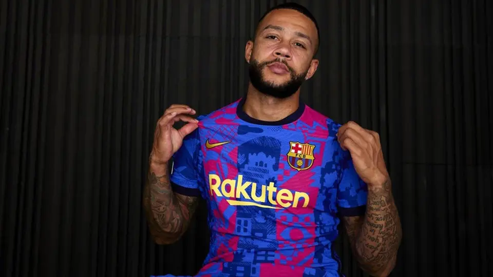 Barcelona: Presentó su tercera equipación, exclusiva para Champions League