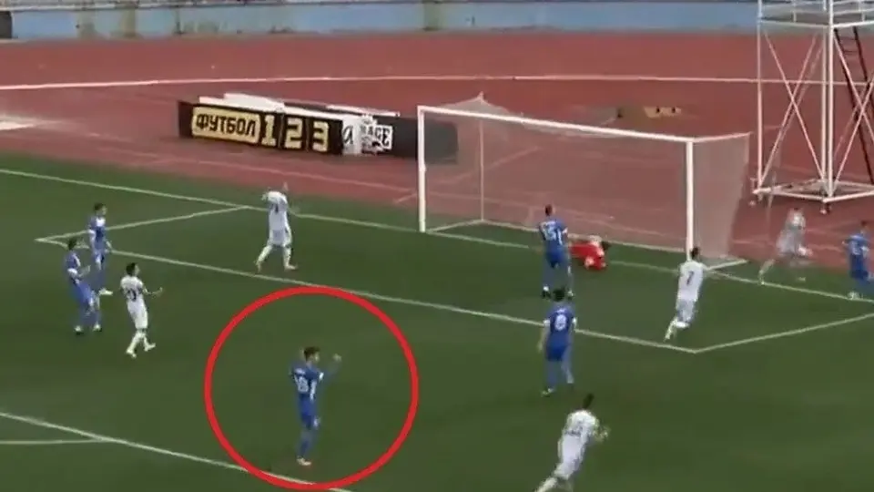 Video: Investigan a ucraniano que festejó gol del rival