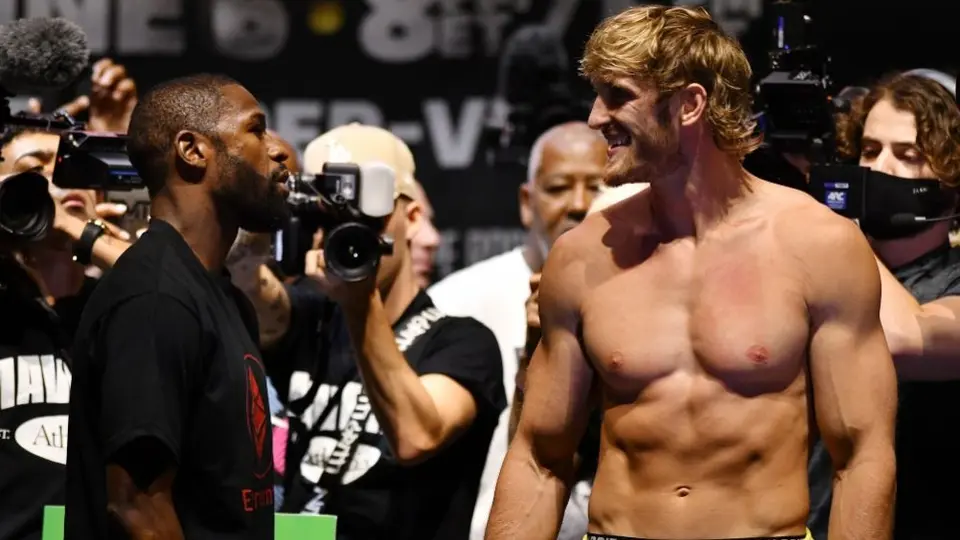 Logan Paul peleará contra Floyd Mayweather con 15 kilos de diferencia