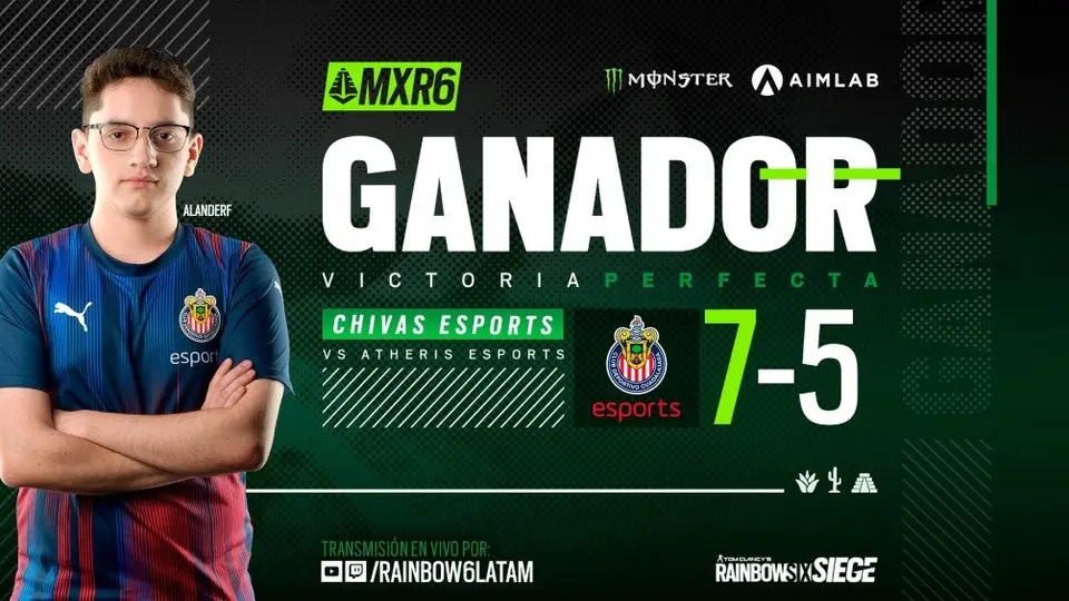 Chivas esports: Sorprendió en la segunda semana del Campeonato Mexicano de R6